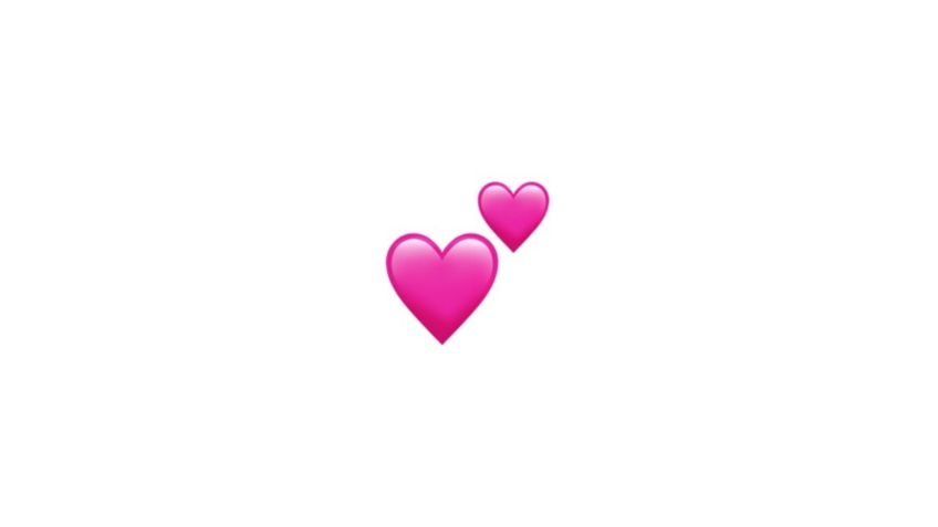 ¿Qué significan el emoji de los dos corazones rosados en WhatsApp? Así debes usarlos