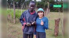 ¡Espíritu olímpico! La atleta Gladys Tejeda regala sus zapatos a un deportista keniano de bajos recursos