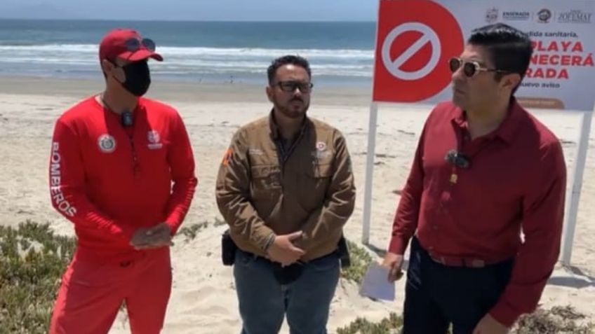 Clausuran playa en Ensenada por altos índices de contaminación