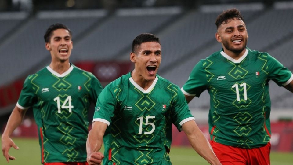 Imagen de la agencia AFP tomada durante el partido México vs Francia. Foto: AFP