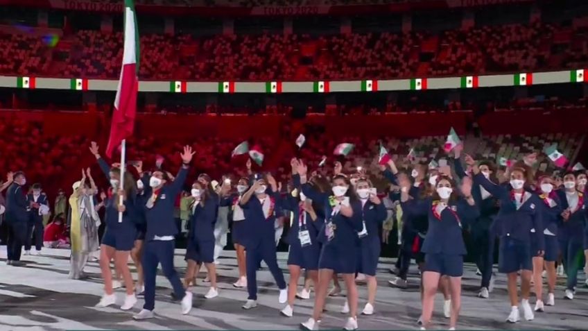 Así fue la participación de México en ceremonia de inauguración de Tokio 2020: FOTOS