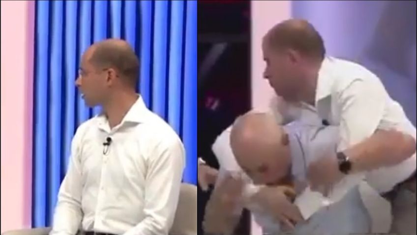 ¡Se fueron a los golpes! Dos políticos se agreden durante debate en televisión nacional; ¿quiénes son?