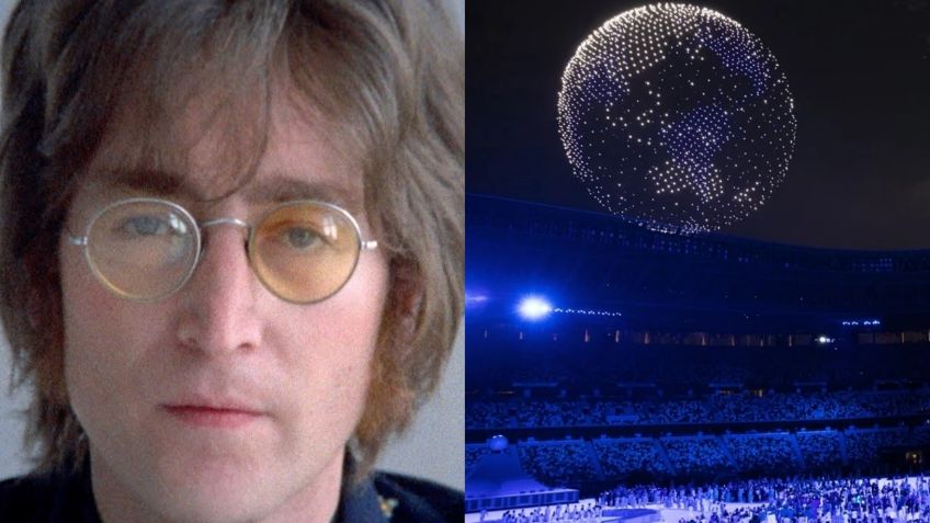 "Imagine", el HIMNO de John Lennon que conmovió con DRONES la inauguración de los Juegos en Tokio