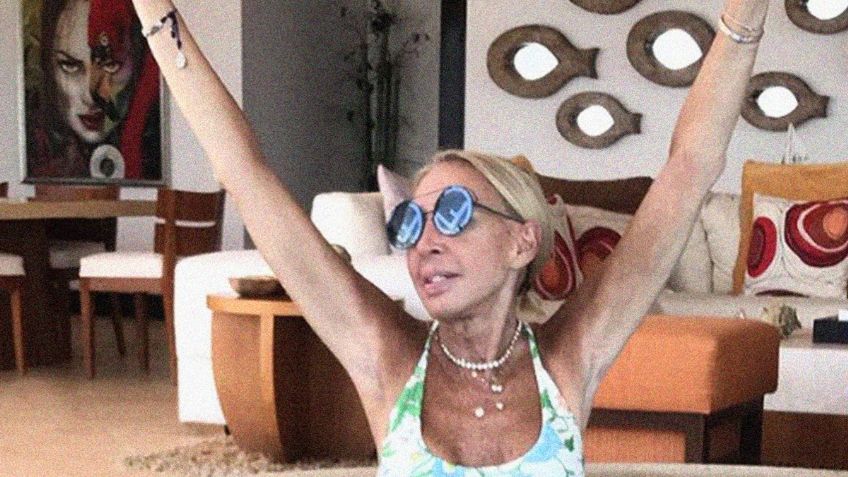 Laura Bozzo presume figura modelando espectacular traje de baño; así reaccionaron sus fans