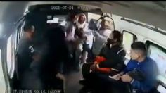 Ladrón golpea a pasajeros durante el asalto de una combi en Naucalpan: VIDEO