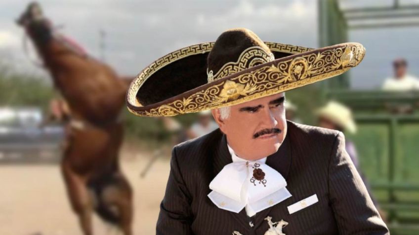 Vicente Fernández sólo se ha caído una vez del caballo; ésta fue la cicatriz que le dejó