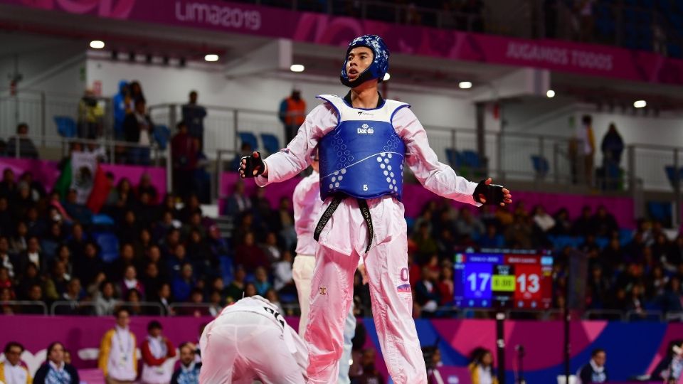 PRESENCIA. El taekwondoín mexicano cuenta con un amplio currículum. Foto: MEXSPORT