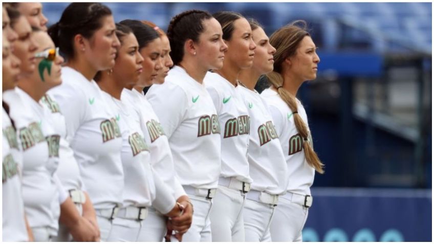 México se va con las manos vacías del softbol femenil | Tokio 2020