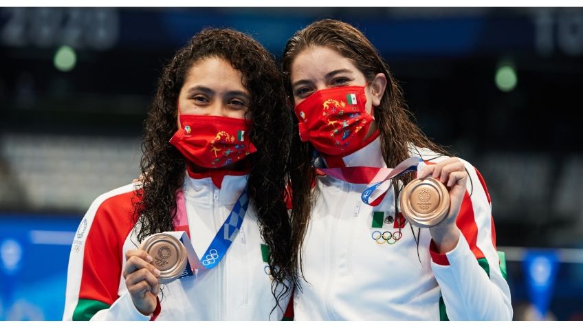 Tokio 2020: Alejandra Orozco y Gabriela Agúndez ganan bronce en plataforma de 10 metros sincronizado