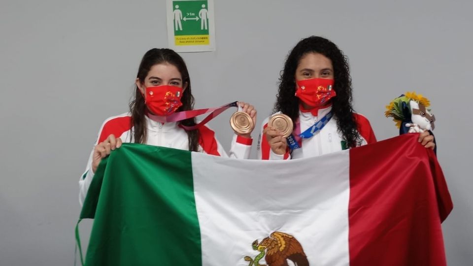 Alejandra Orozco y Gabriela Agúndez ganan bronce en clavados. Foto: COM