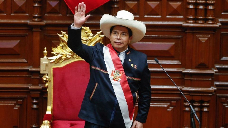 Pedro Castillo anuncia que no gobernará desde Palacio de Gobierno y éste se cederá al Ministerio de Culturas. Foto: AFP