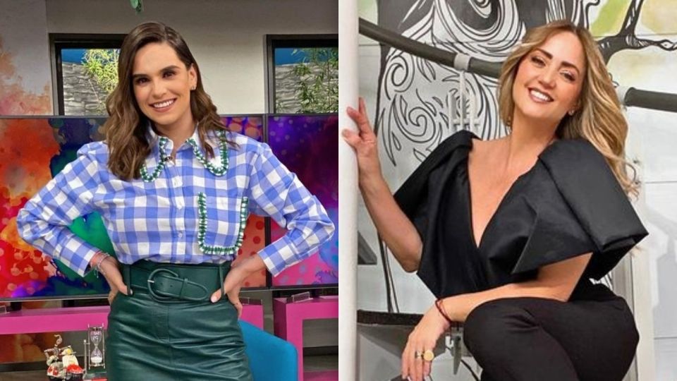 Andrea Legarreta y Tania Rincón son famosas presentadoras de televisión. Foto: Las Estrellas