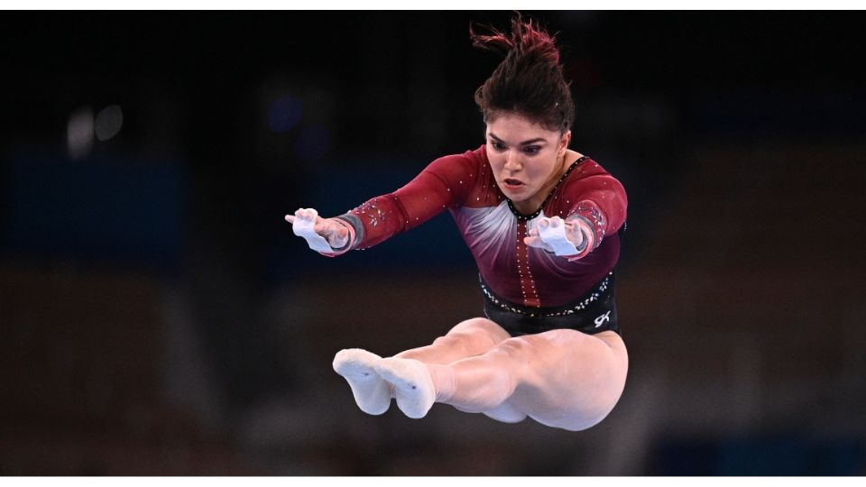 La gimnasta mexicana competirá en la final de salto este domingo 1 de agosto a las 3:45 horas(Foto: AFP)