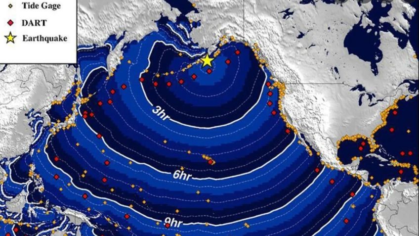 ¡Terrorífico! Así sonaron las alertas de tsunami tras terremoto de 8.2 en Alaska