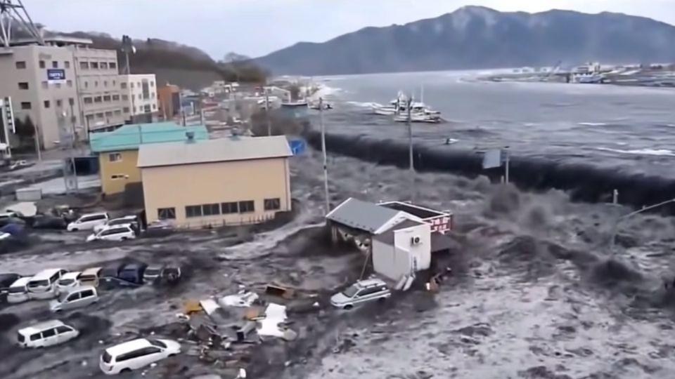 Efectos del devastador tsunami que afectó la costa occidental de Japón en marzo de 2011. FOTO: Especial