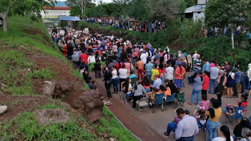 Realizan Misa por la Reconciliación y la Paz en Aguililla