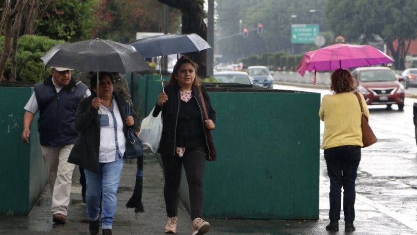 Clima en México: Lluvias en CDMX y gran parte del país; Baja California y Yucatán alcanzarán máximas de 40 grados