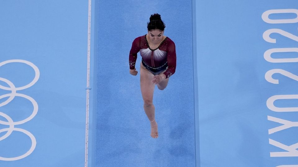 LEGADO. Alexa es la primera mexicana, en 21 años, que llega a una final olímpica en gimnasia. Foto: AP

