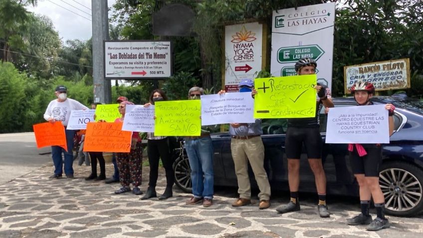 Veracruz: Pobladores exigen clausura de obras en área natural protegida