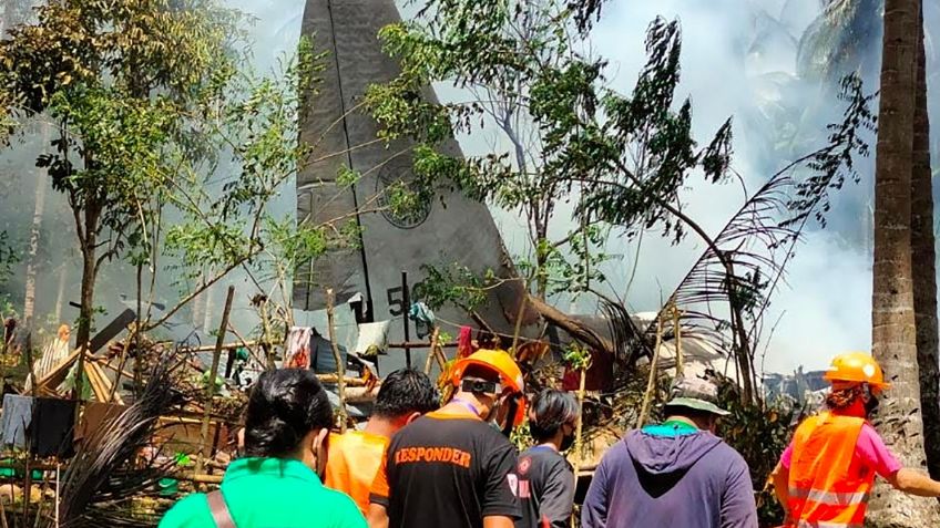 Luto militar por avionazo en Filipinas