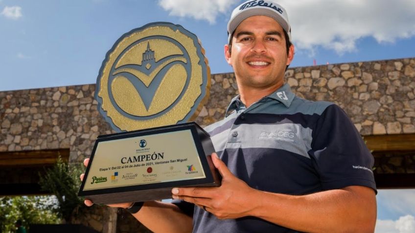 El guatemalteco José Toledo se proclamó campeón en quinta fecha de Gira de Golf Profesional de México