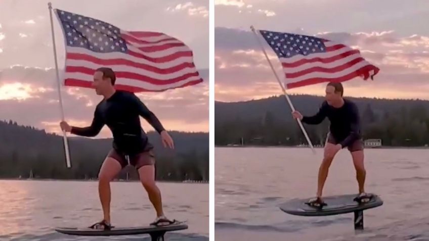 Marck Zuckerberg celebra el 4 de julio surfeando y recibe todo tipo de críticas: VIDEO