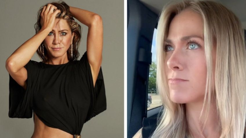 Doble de Jennifer Aniston impacta con su sorprendente parecido en TikTok; son idénticas