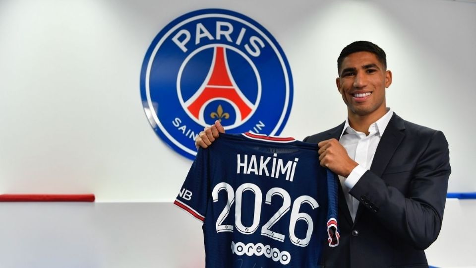 Achraf Hakimi, nuevo jugador del PSG. Foto: @psg