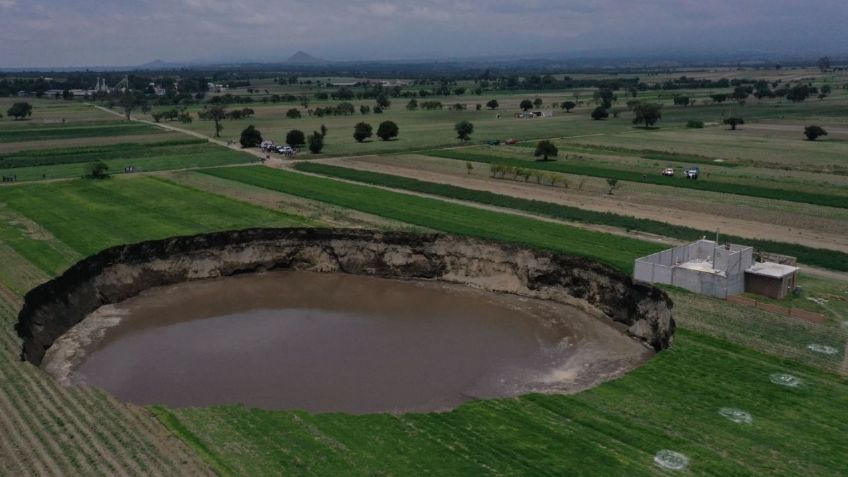 IPN determina que el agua del socavón de Puebla es potable