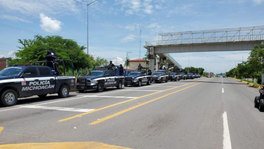 Policía Michoacán envía mil elementos a Aguililla