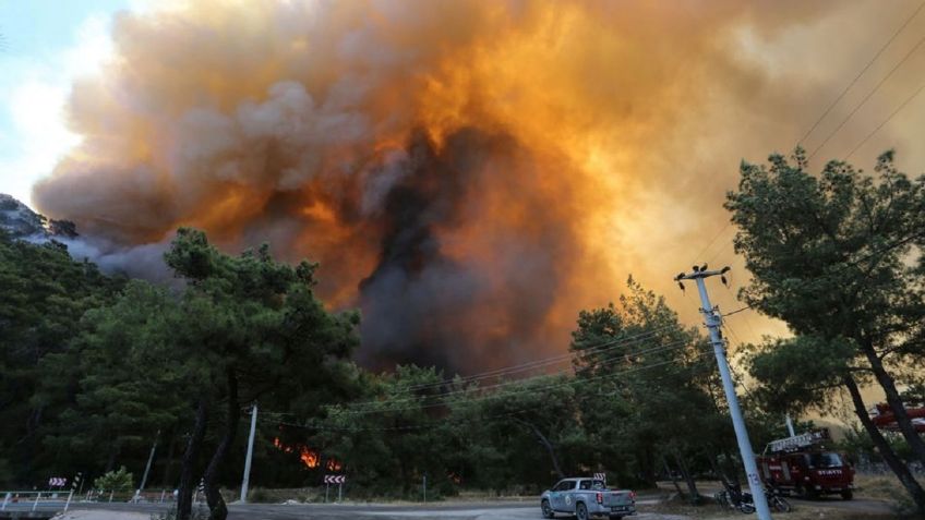 Aumenta a 8 el número de fallecidos por incendios en Turquía