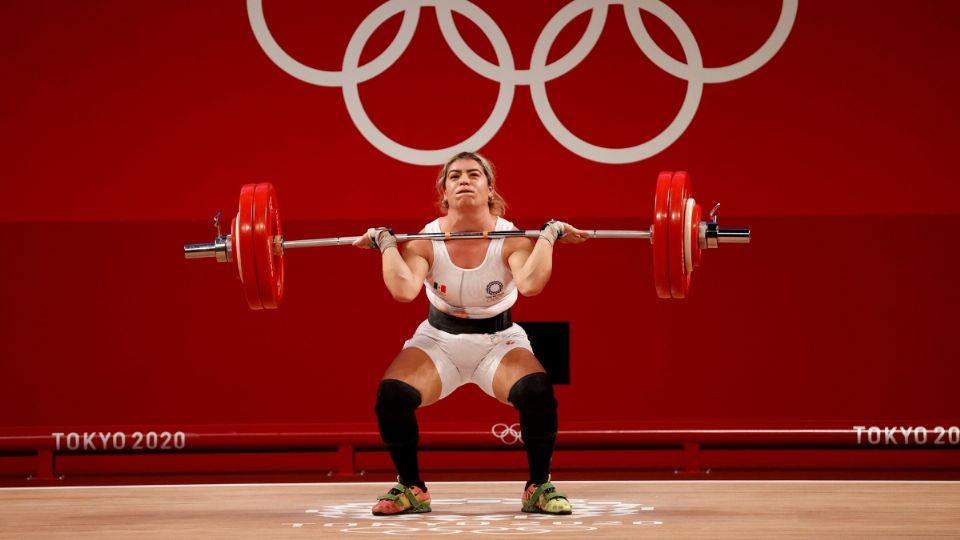 La mexicana medallista de bronce Aremi Fuentes. Foto: EFE