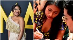 Así fue cuando Yalitza Aparicio dio su primer autógrafo; recuerda el importante momento: VIDEO