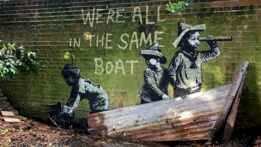 Bansky reaparece con nuevas y espectaculares obras en Inglaterra: FOTOS