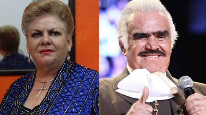 Paquita la del Barrio pide oraciones para Vicente Fernández; le desea pronta recuperación