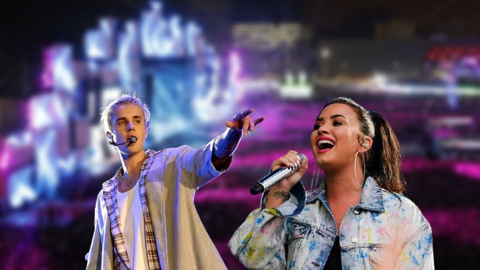 Justin Bieber y Demi Lovato se presentarán en el escenario principal del Rock in Rio 2022 Foto: Especial