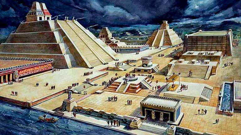 maqueta de tenochtitlán