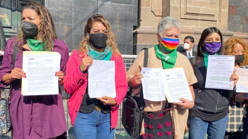 Feministas denunciarán agresiones e insisten en legalizar el aborto frente a Legislatura del Edomex