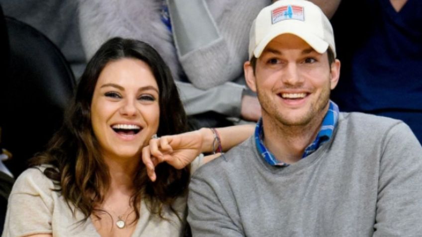 Mila Kunis y Ashton Kutcher se burlan de críticas por no bañar diario a sus hijos | VIDEO