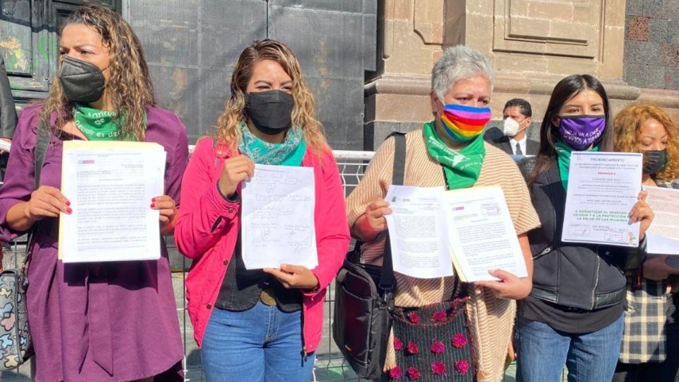 Las feministas amagaron en continuar con las protestas en lo que resta de la 60 Legislatura. FOTO: ESPECIAL