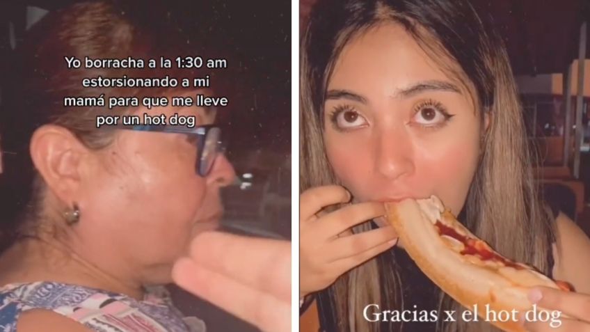 Joven extorsiona a su mamá para que la lleve por un Hot Dog de madrugada y en aparente estado de ebriedad