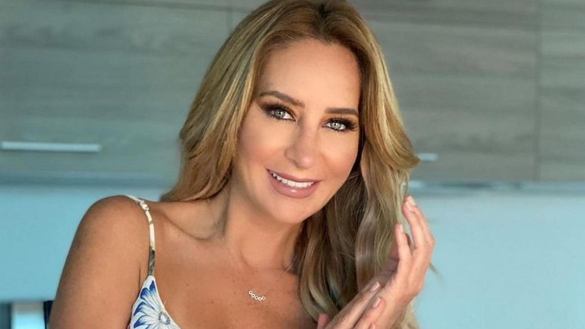 Geraldine Bazán IMPACTA con pantalón vaquero y chaqueta de cuero: FOTO