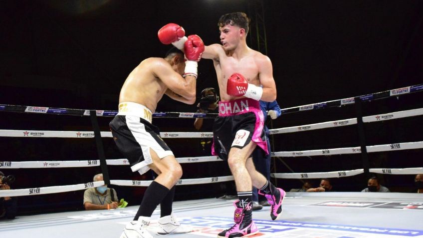 Boxeador Johan Álvarez se queda a 3 segundo de tercera victoria