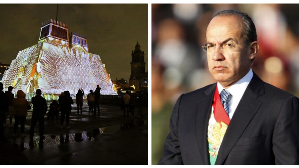 Calderón criticó el show en el Zócalo de la Ciudad de México 
FOTO: Especial