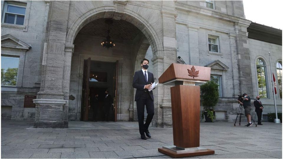 Justin Trudeau sacudió a la opinión pública con el anuncio sobre las elecciones
Foto: AFP