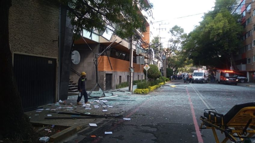 Ascienden a 22 los lesionados por la explosión de Benito Juárez; vecinos ya habían reportado olor a gas anteriormente