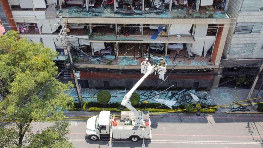 Así quedó el edificio en Benito Juárez tras explosión por acumulación de gas | VIDEO + FOTOS