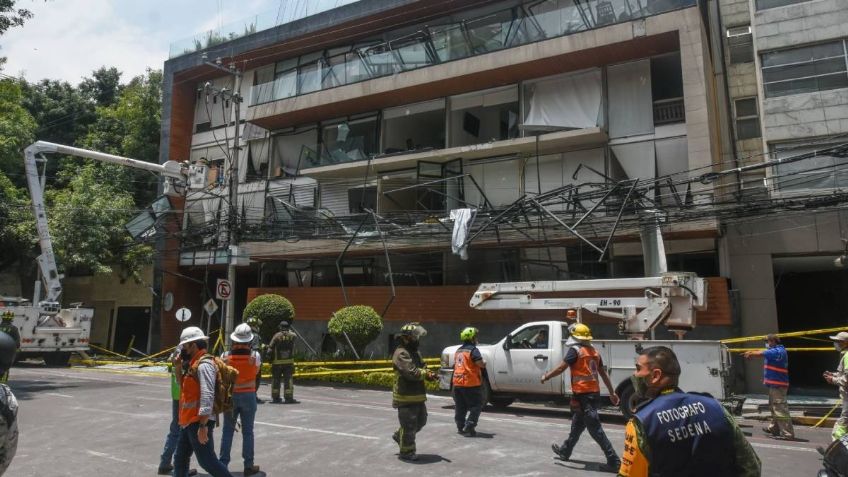 Explosión en Benito Juárez: permiten retiro de autos, documentos y cosas de valor a vecinos