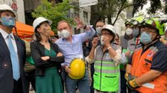 Santiago Taboada estima que no hay daño estructural en predio de la colonia Acacias, aunque pidió esperar al peritaje