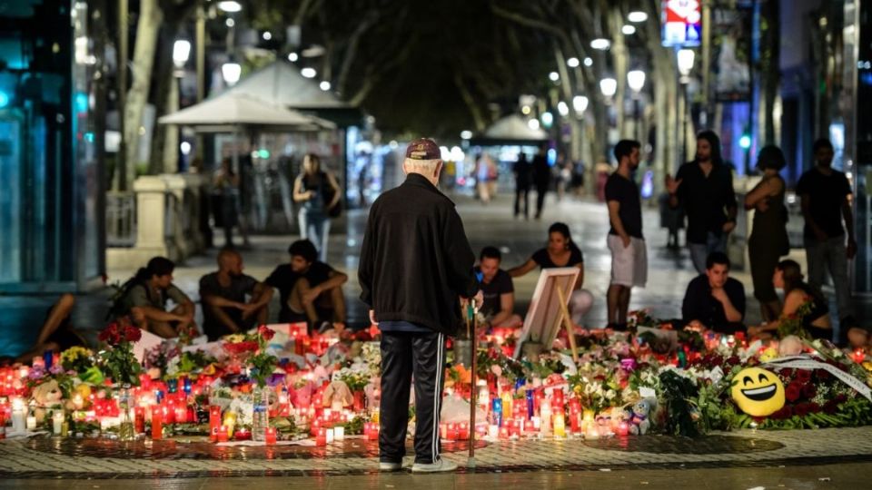 Las conmemoraciones por los atentados en Barcelona y Cambrils cumplen cuatro años. Foto: Twitter @Brian_Blacher